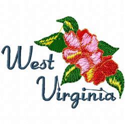 Flowers And Tree Embroidery Design 4